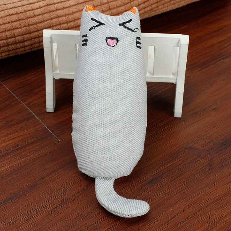Rustle Sound Catnip Toy Cats Product For Pets Cute Cat Toys For Kitten Teeth Grinding Cat Plush Toy Thumb Pillow Pet Toys