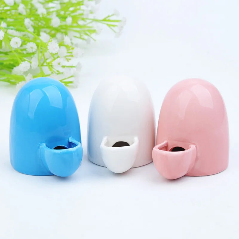 New Ceramic Pet Hamster Automatic Water Dispenser Mute Water Dispenser Feeding Water Feeder African Mini Hedgehog Kettle
