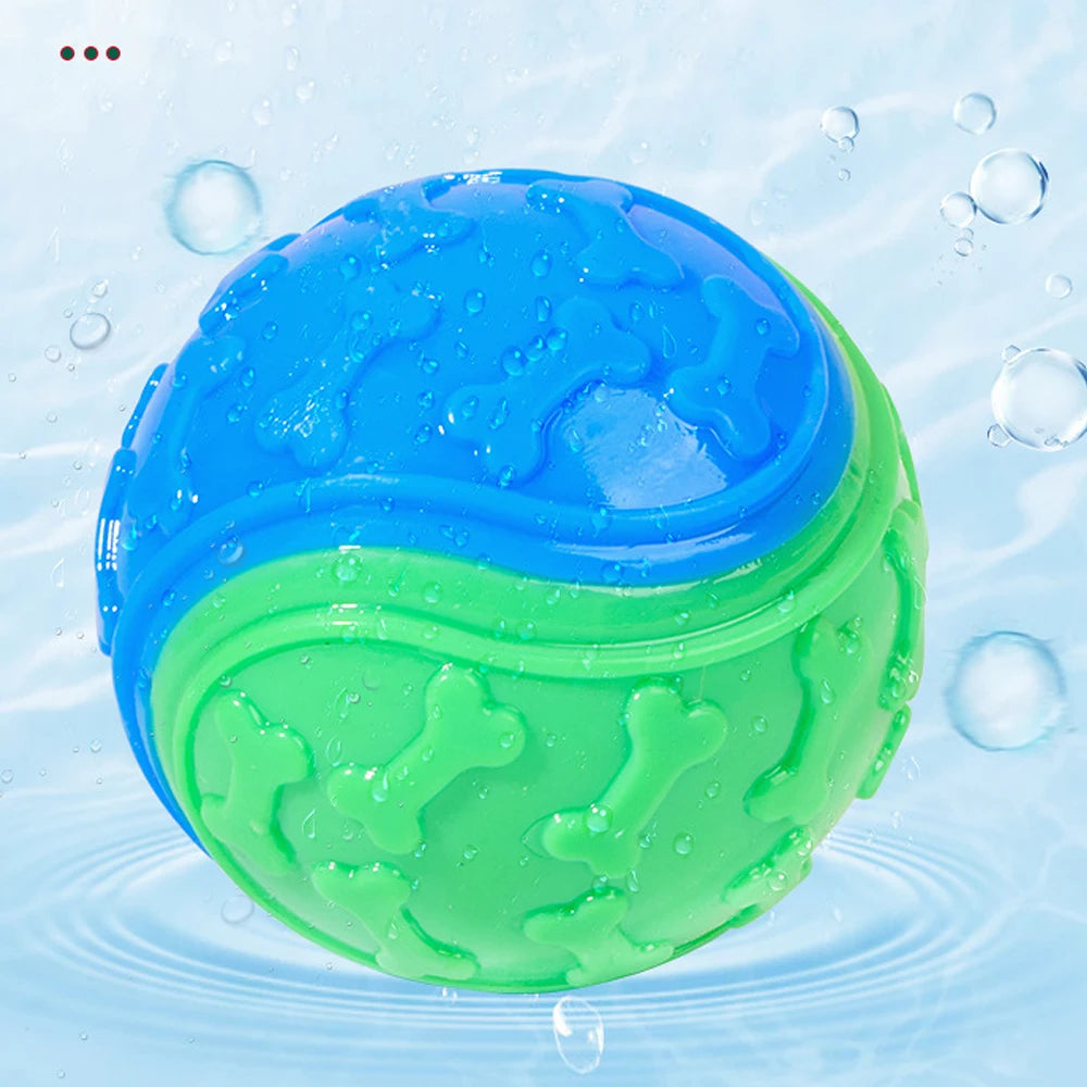 Squeaky Balls for Dogs Interactive Toys TPR Dog Chew Toy Pet Voice Ball Teeth Cleaning Bite Resistance Dog Training Supplies