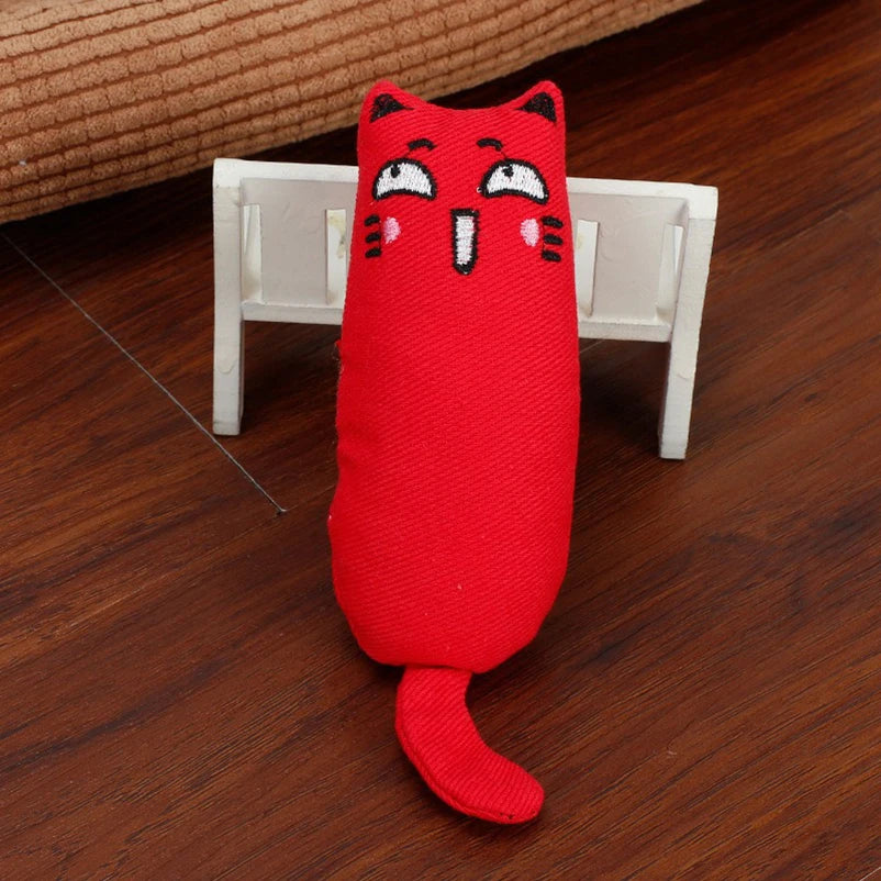 Rustle Sound Catnip Toy Cats Product For Pets Cute Cat Toys For Kitten Teeth Grinding Cat Plush Toy Thumb Pillow Pet Toys