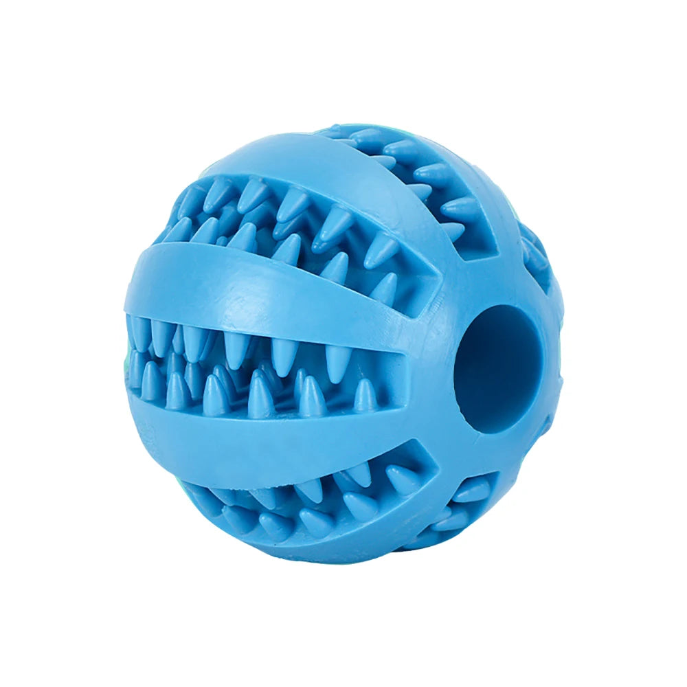 Pet Dog Ball Toys for Small Dogs Interactive Elasticity Puppy Chew Toy Tooth Cleaning Rubber Food Ball Toy Pet Stuff Accessories