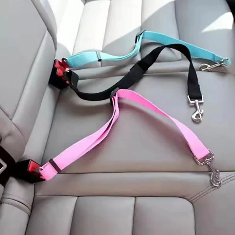 New dog seat belts hot sale pet car seat belt retractable leash dog carrier safety convenient dog leash supplies
