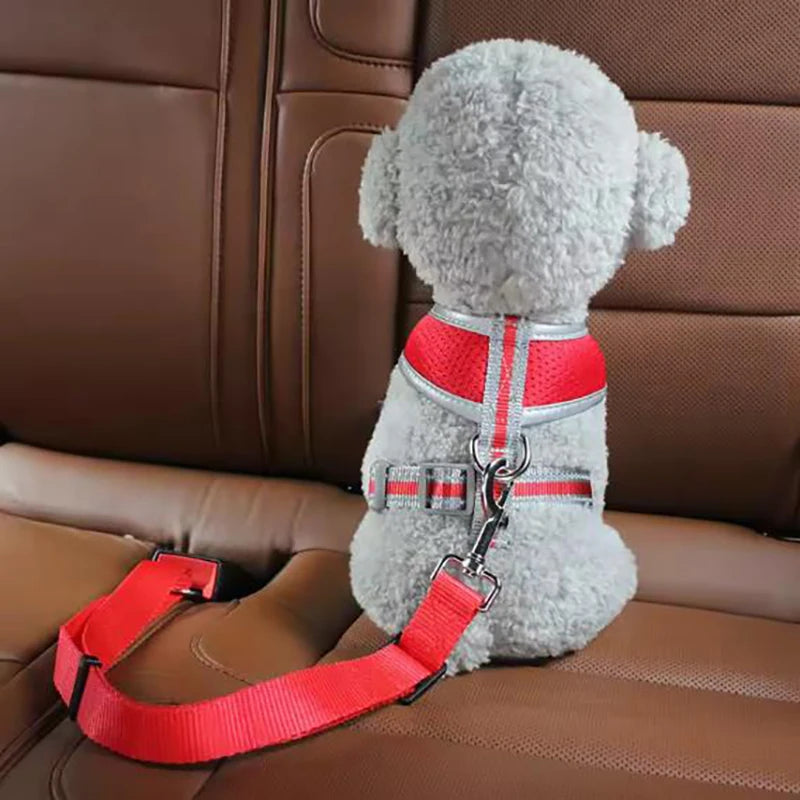New dog seat belts hot sale pet car seat belt retractable leash dog carrier safety convenient dog leash supplies