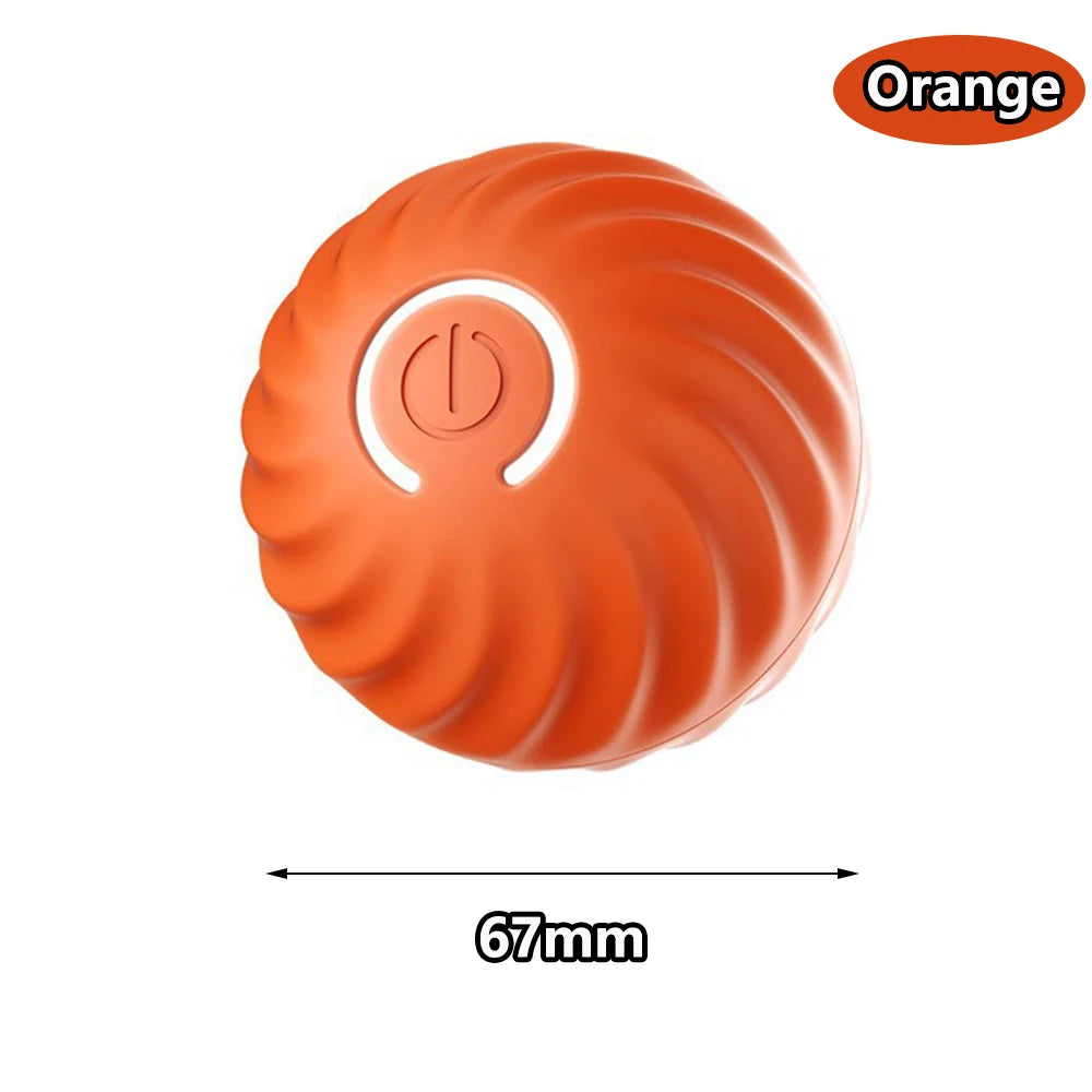 Dog Toys Intelligent Gravity Jump Ball Rechargeable Bite-Resistant Rolling Ball Cat And Dog Chase Interactive Pet Toys