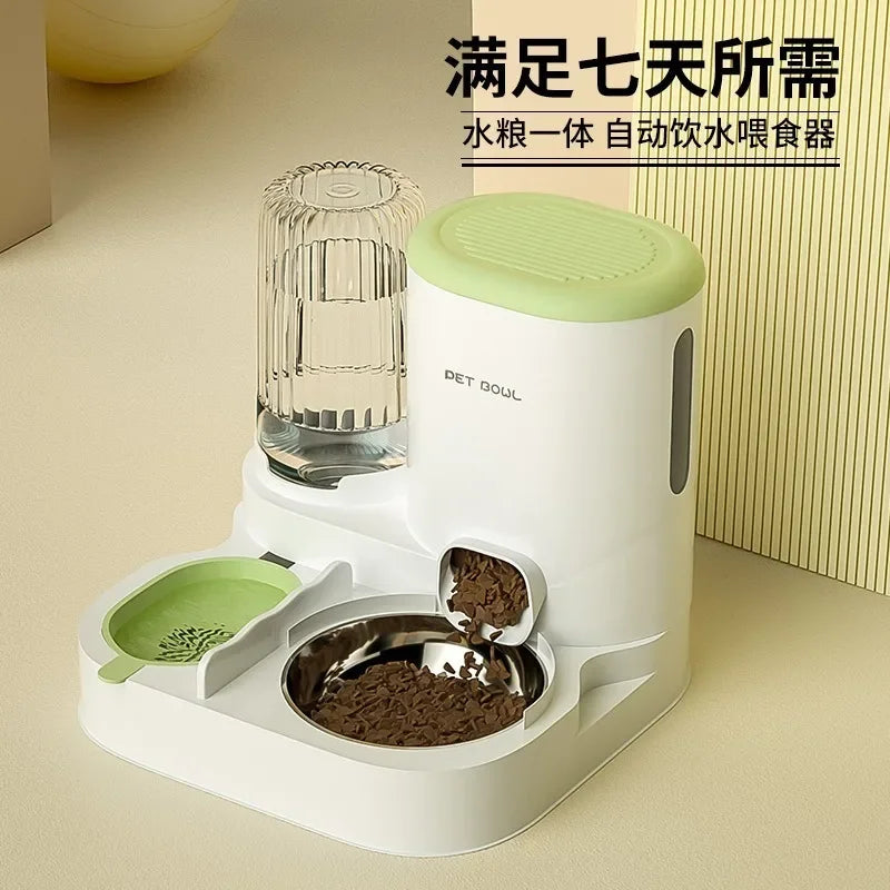 New Cat automatic feeder, water dispenser, water dispenser, cat bowl, dog, cat food sink, pet supplies