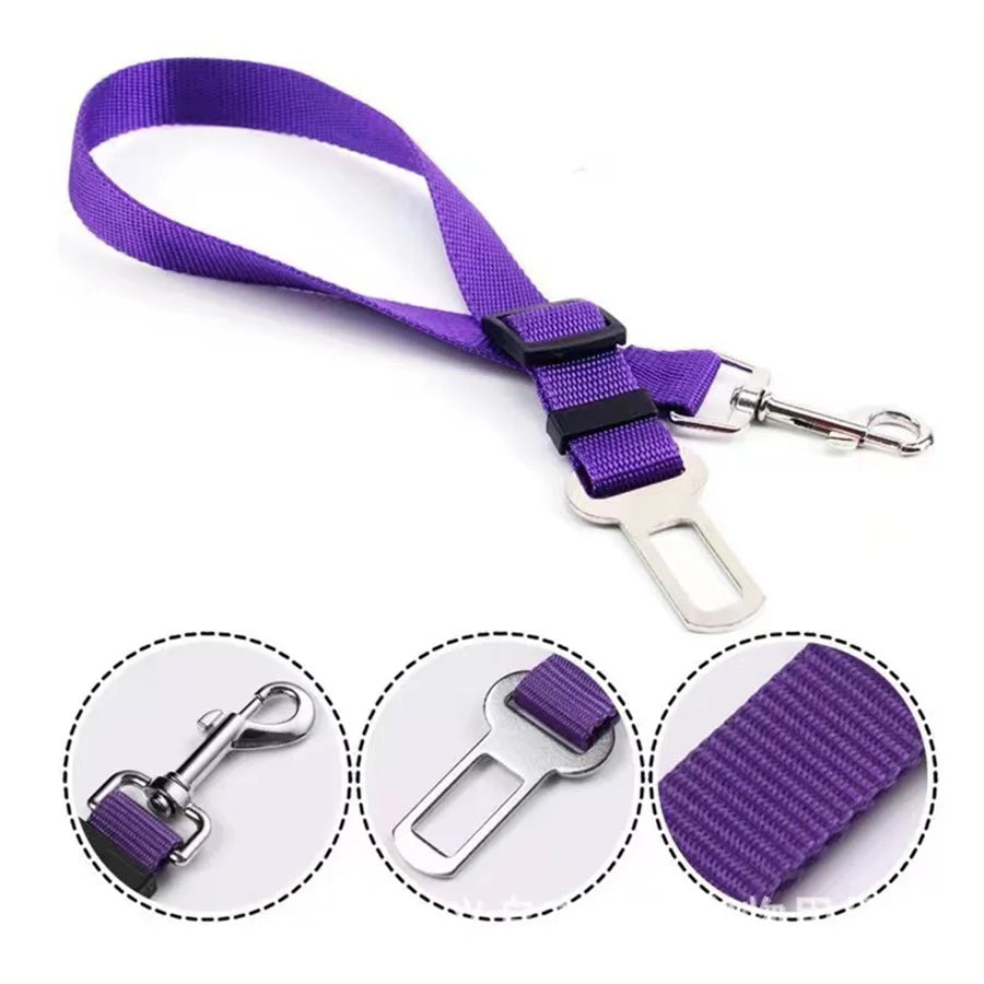 1pc Pet Cat Dog Car Seat Belt Suitable for Universal Safety Buckle Adjustable Safety Rope Dog Car Seat Belts Dog Accessoires