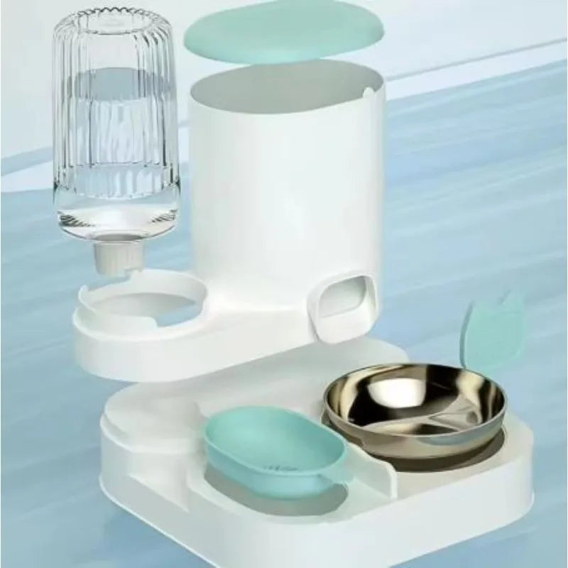 New Cat automatic feeder, water dispenser, water dispenser, cat bowl, dog, cat food sink, pet supplies