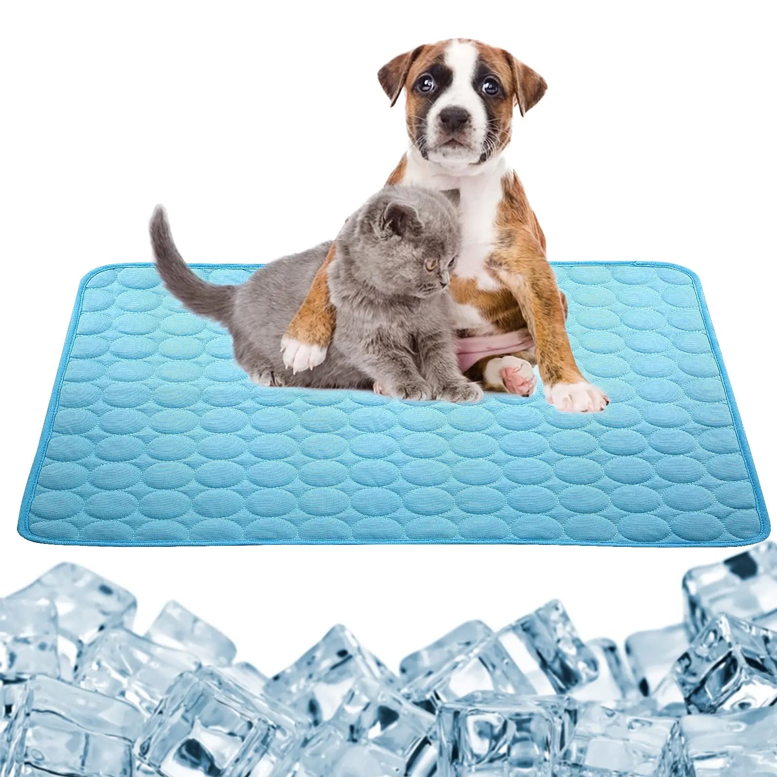 Summer Dog Cooling Mat Pet Cold Bed Extra Large for Small Big Dogs Pet Accessories Cat Durable Blanket Sofa Ice Pad Blanket